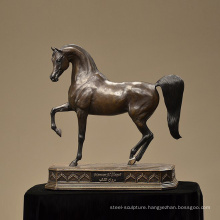 Factory direct small horse sculptures running decoration outdoor bronze sculpture for wholesale